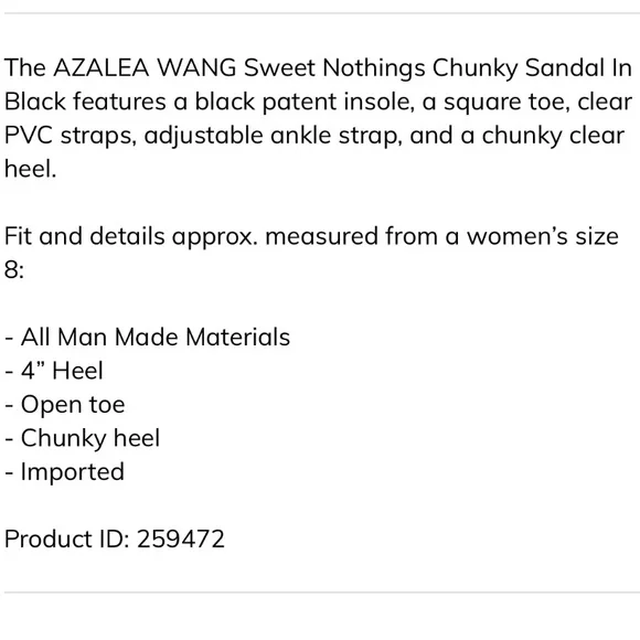 Azalea Wang Heels, Size 8,5 - Picture 16 of 16